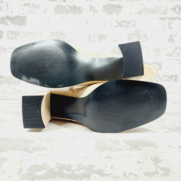 New Open Edit Women's Briar In Cream Vanilla Over the Knee Boots K700 - Picture 8 of 11